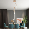 Hot selling 360 degree lighting acrylic led chandelier modern pendant light-YF7001