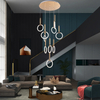 Modern acrylic chandelier creative led pendant light for living room-YF7016