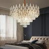 Nordic Round Crystal Pendant Chandelier For Living Room-YF9P99019A