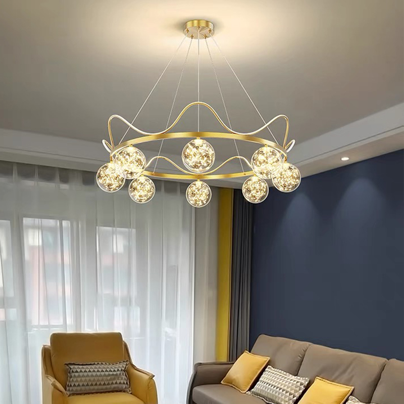 Nordic simple golden lighting modern chandeliers & pendant lights-YF8P012