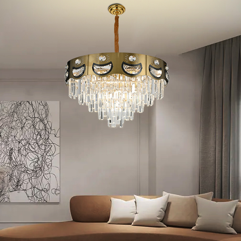 Home Lighting Crystal Fixtures Pendant Lamp For Living Room-YF9P99072