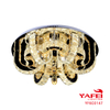 Yafei Modern K9 Crystal Rectangle Pendant Dining Chandelier Lighting 60CM-YF6C0147