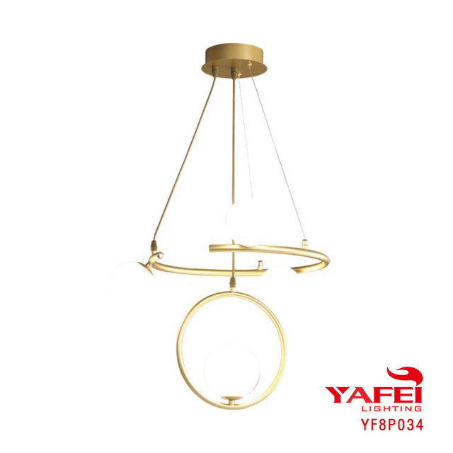 Modern hot sale Fancy Decorative home design wholesale white ball glass table light-YF8P034