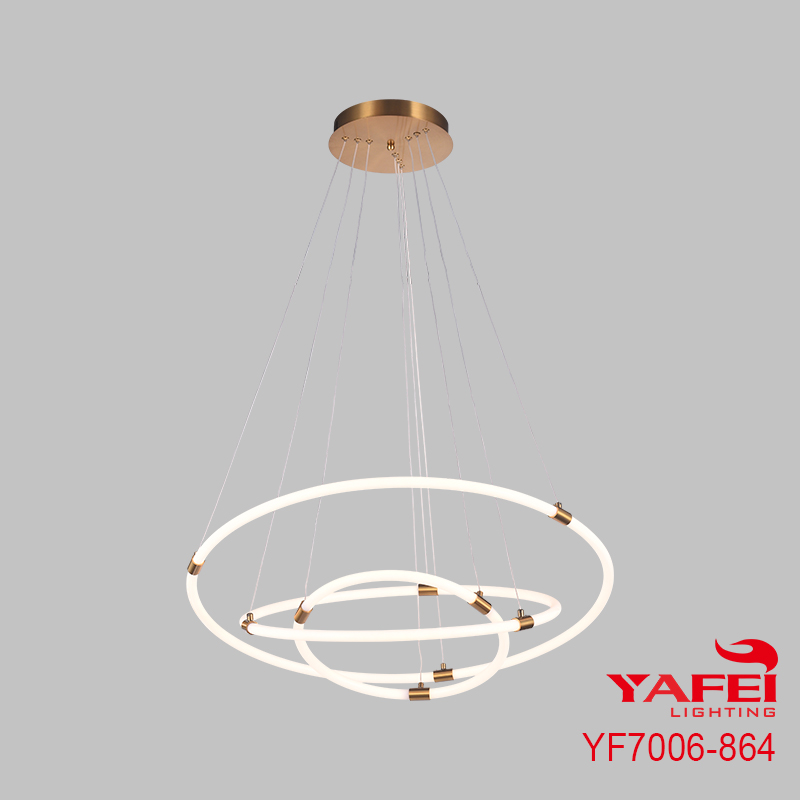 Home led acrylic indoor lighting aluminum modern light fixtures-YF7006