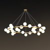 Modern hot sale Fancy Decorative home design wholesale white ball glass table light-YF8P022