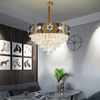 Antique Modern lighting E14/E27 Crystal Golden Hanging Light Indoor Fixture -YF9P99069
