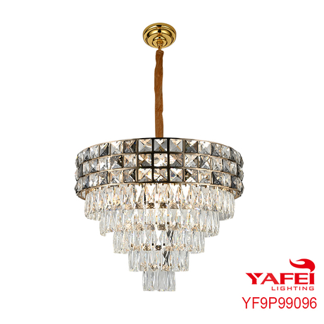 Modern Lighting Fixtures Crystal Pendant Light For Living Room-YF9P99096